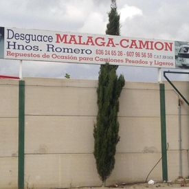 Desguace Málaga Camión Hermanos Romero instalaciones y vehículos 1